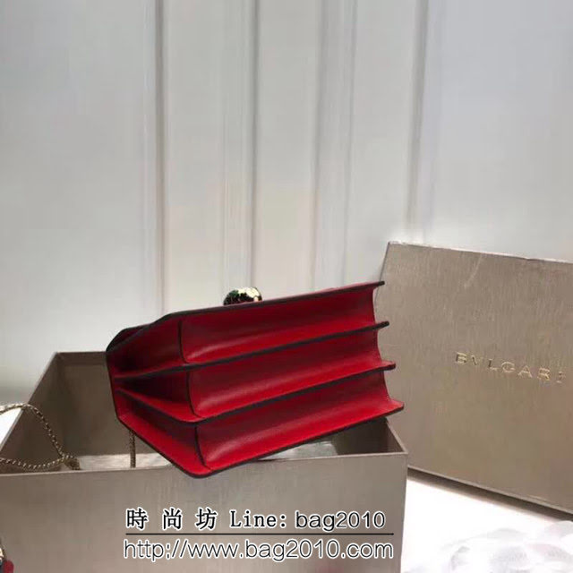 BVLGARI寶格麗 專櫃新款 蛇頭扣環 三層琺瑯蛇頭包 可手提肩背斜挎 B38329 FYD1357